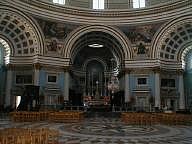 The Interior of the Mosta Rotunda