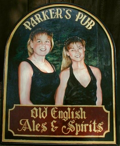 Portrait Pub sign